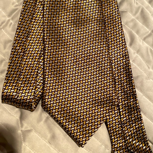 ERMENEgildoZEGNA silk tie. Made in Italy. - Picture 2 of 7